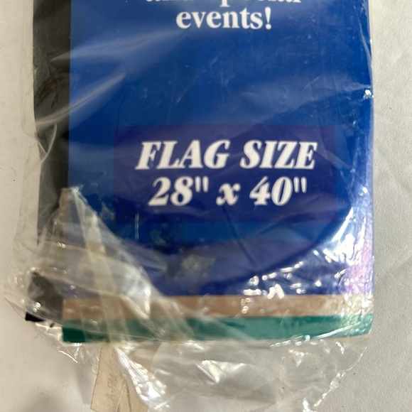 Meadow Creek Vintage Halloween NOS Sealed Set of 3 Decorative Flags 28” x 40” - Picture 12 of 15